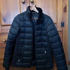 Nautica Water-Resistant Black Jacket